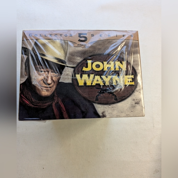 1997 John Wayne VHS Home Video Tapes Collectors 5 Pack Series NEW Sealed R-2 - Picture 3 of 6
